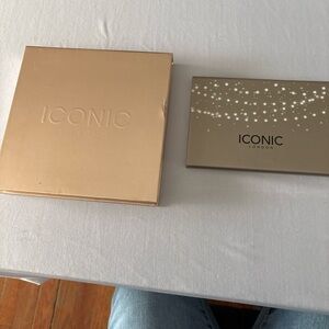 ICONIC London Glamorous Gold and Silver Eyeshadow Set